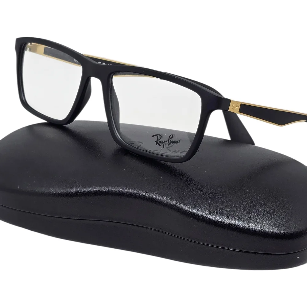 Ray-Ban Black and Gold Frame Glasses great price - Picture 1 of 5